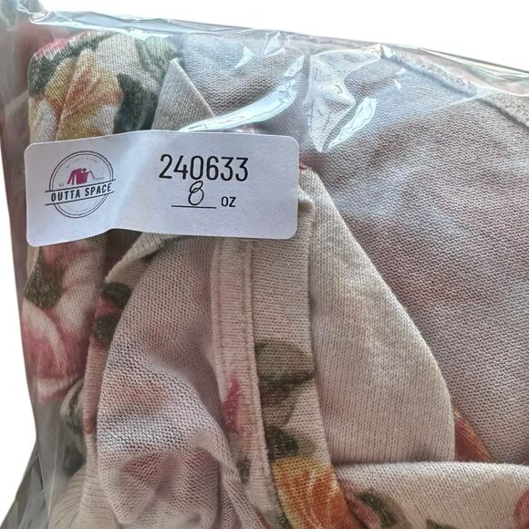 Womens Top  1X Cream Floral Lightweight Summery Spring Conservative Modest - Picture 8 of 8